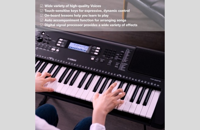 Yamaha PSR-E373RML Keyboard & Free Online Keyboard Lesson - Image 8